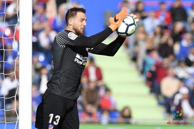 Oblak, en el partido ante el Getafe (Foto: LaLiga).