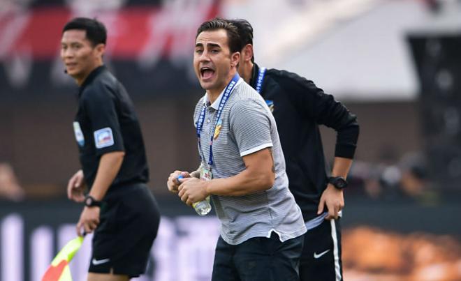 Cannavaro, en un partido con el Tianjin.