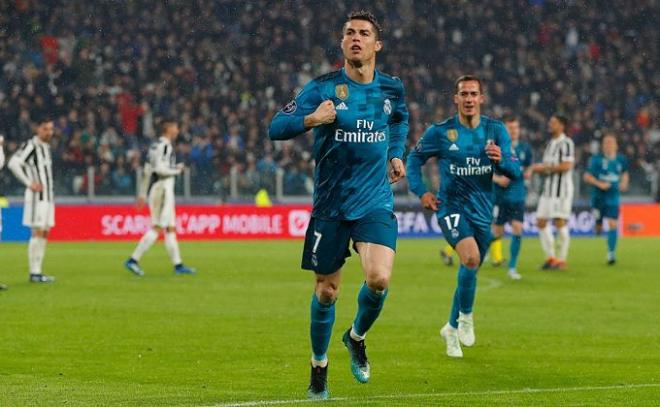 Cristiano celebra su primer gol a la Juventus (Foto: RM).