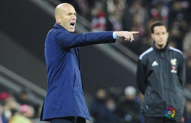 Zidane, en el duelo de San Mamés (Foto: LaLiga).