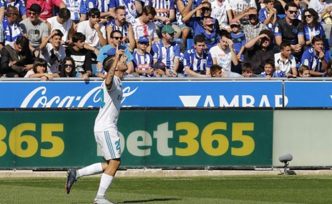 Dani Ceballos, en Mendizorroza (Foto: LaLiga).