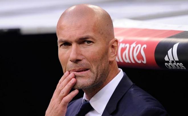 Zidane, durante un encuentro.