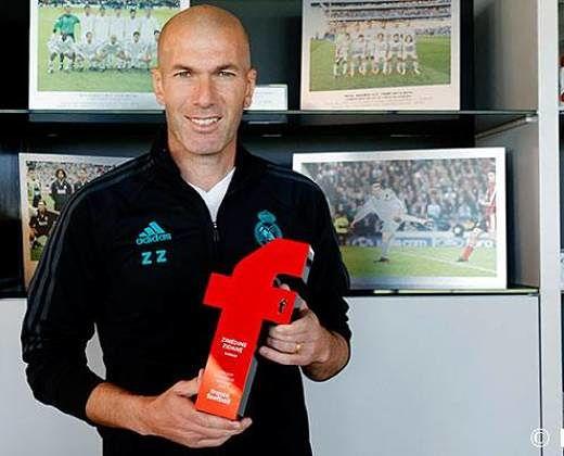 Zidane, premiado como mejor técnico de 2017.