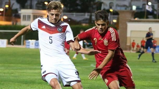 Kuki, en un partido con la Sub 17.