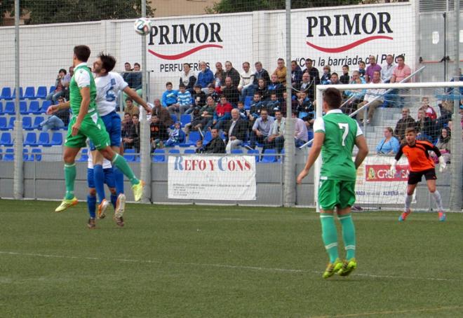 Imagen del duelo de la pasada jornada ante el Betis B.