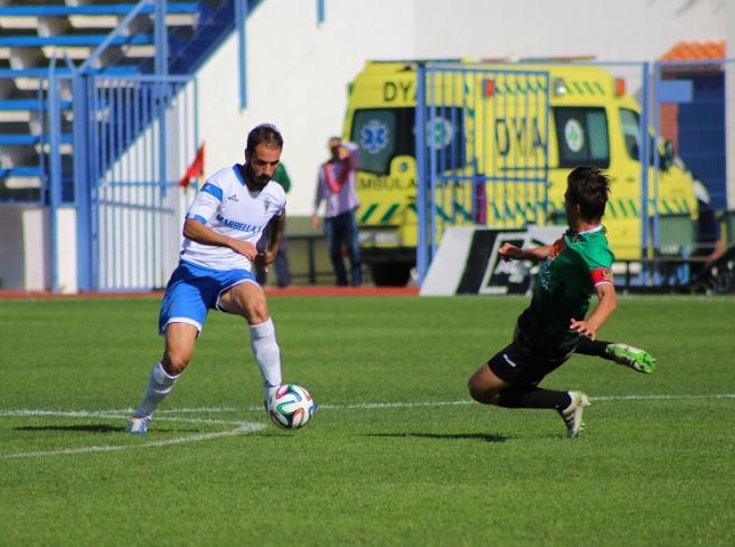 Añón y Palero, dos de los autores de los goles.