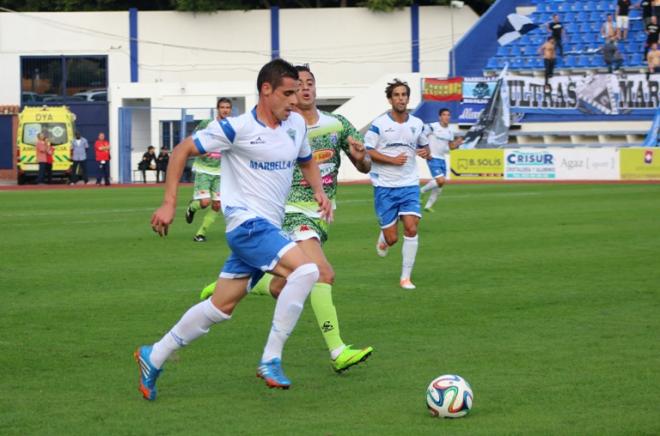 Gabi Ramos, durante el partido.