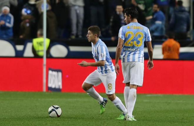 Portillo, en el partido de Copa contra el Deportivo.