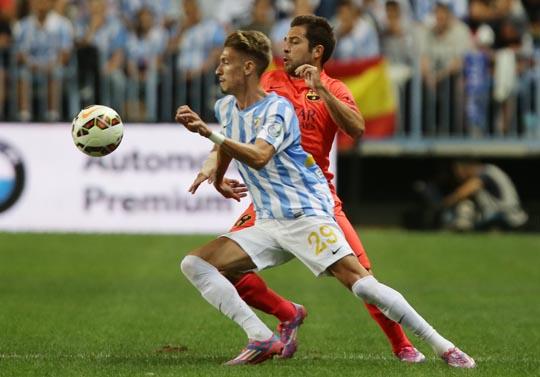 Samu Castillejo y Jordi Alba.