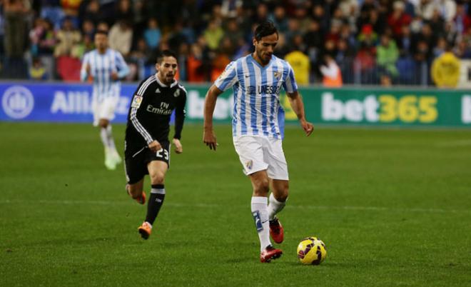 Santa Cruz fue el autor del gol blanquiazul.