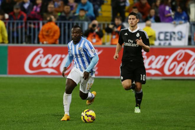 Boka, durante el partido del sábado.