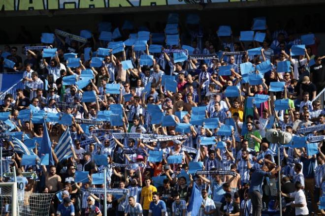 Ambiente en el último Málaga-Sevilla.