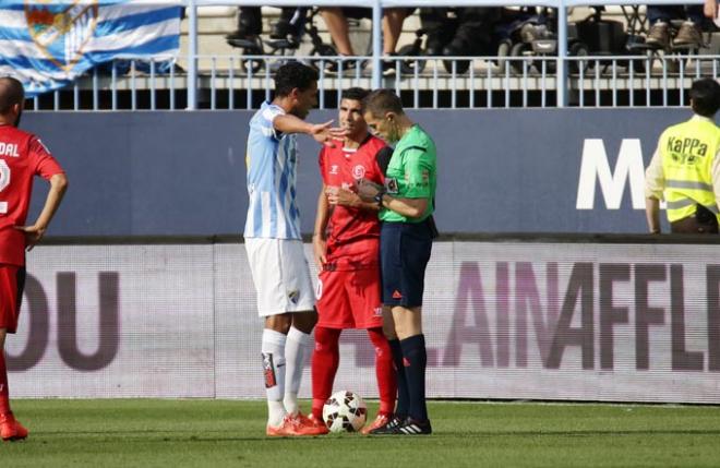 Weligton fue expulsado con roja directa.