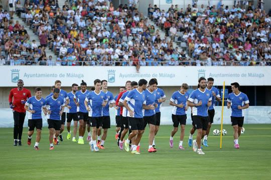 Imagen de un entrenamiento a puerta abierta el pasado septiembre.