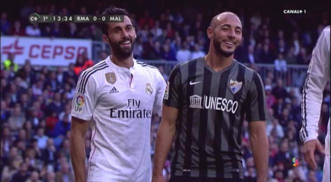 Arbeloa y Amrabat.