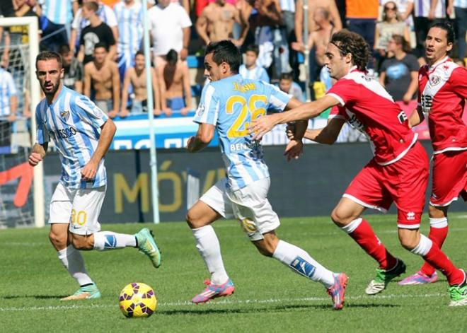 Juanmi, durante el partido del domingo.