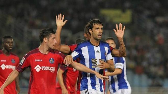 Xabi Prieto, ante el Getafe esta temporada.