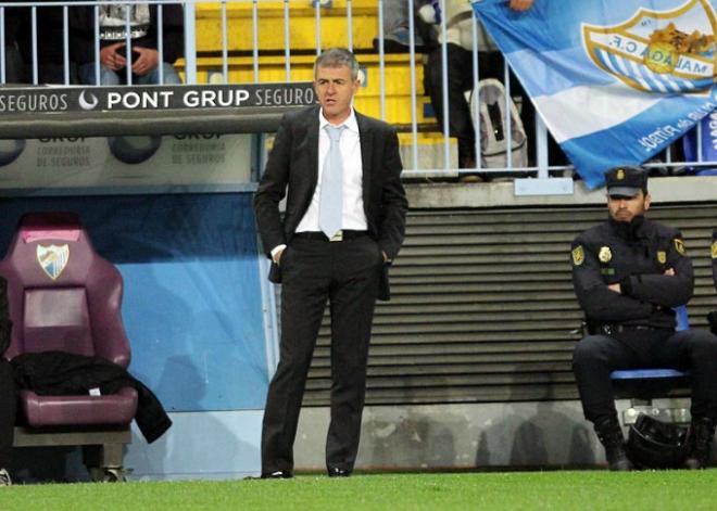 Lucas Alcaraz, en La Rosaleda.