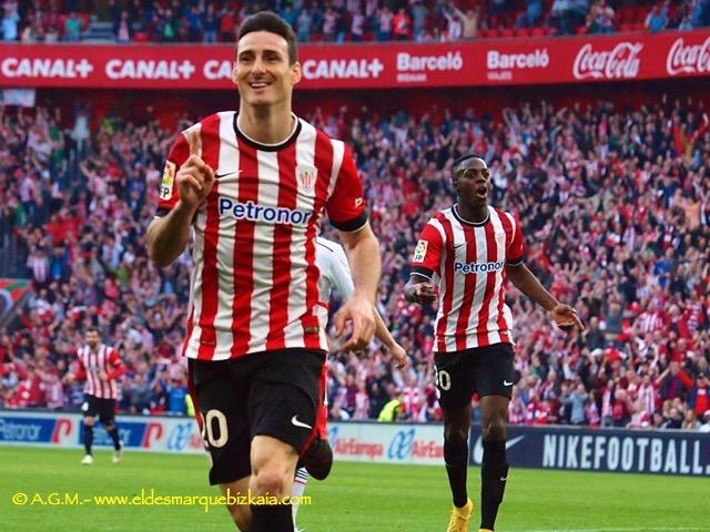 Aduriz le marcó este fin de semana al Real Madrid.