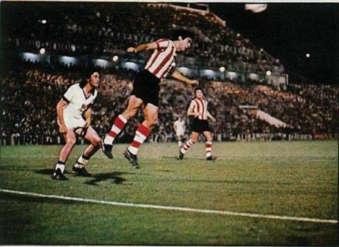 Viberti, durante la eliminatoria del 73.