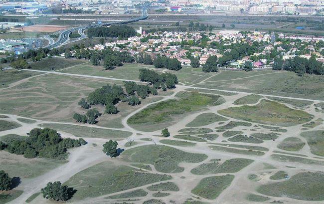 Vista aérea de los terrenos de Arraijanal.