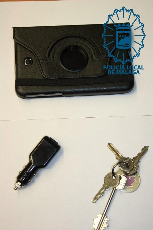 Algunos de los efectos recuperados.