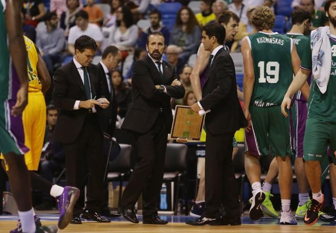 Una imagen del Unicaja-Limoges.