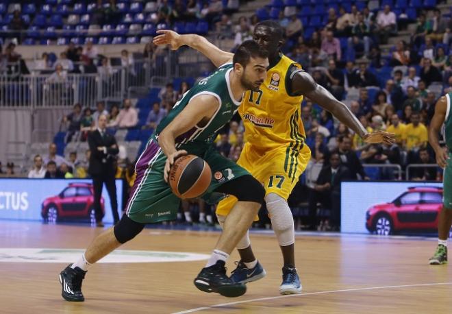 Vasileiadis, en el Unicaja-Limoges.