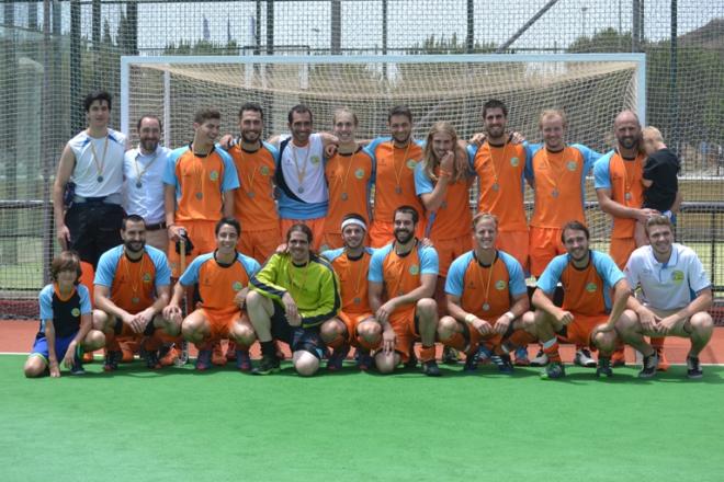 La plantilla del Club Hockey Benalmádena.