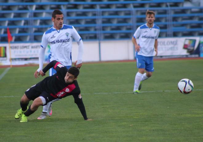 Gabi Ramos, durante el partido.