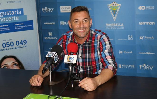 Loren, en rueda de prensa.