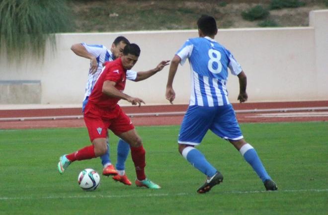 Sergio Narváez, en el partido ante el Jumilla.