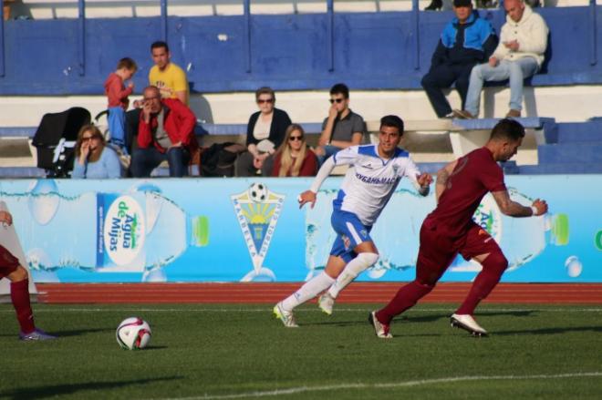 Álex Herrera lideró el ataque del Marbella.