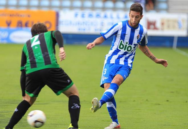 Sergio Rodríguez en su etapa en la Ponferradina.