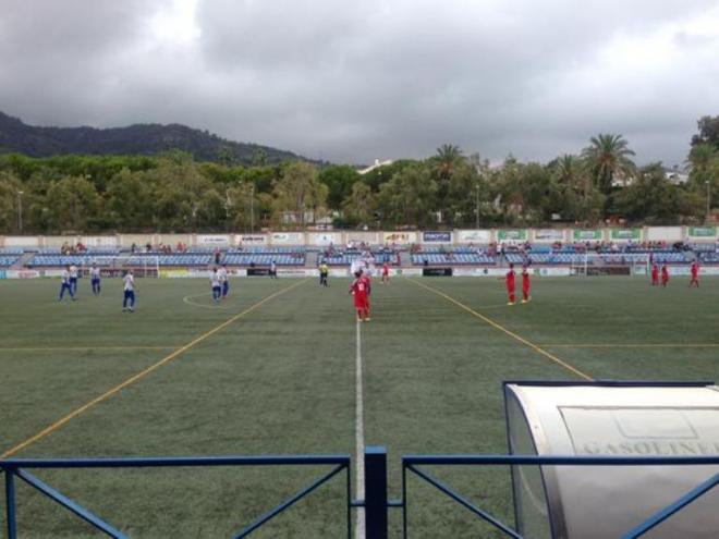 Imagen del derbi Alhaurín-El Palo.