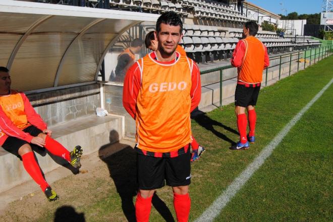 Santi Moreno en una imagen con el San Pedro. / Foto: Marbella24horas.es