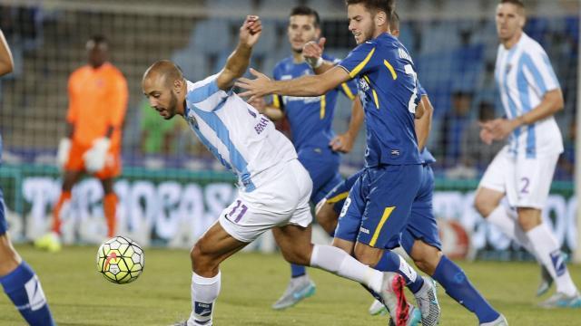 Amrabat, en el duelo en el Coliseum.