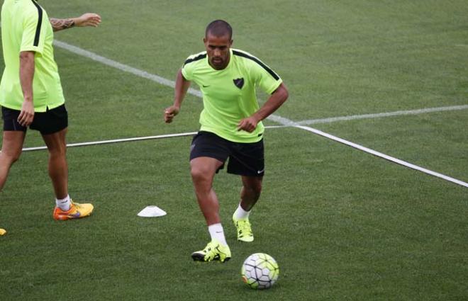 Tissone, durante un entrenamiento.