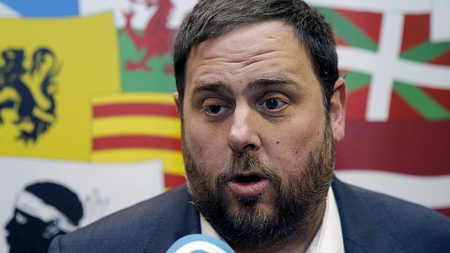 Oriol Junqueras, durante una intervención.