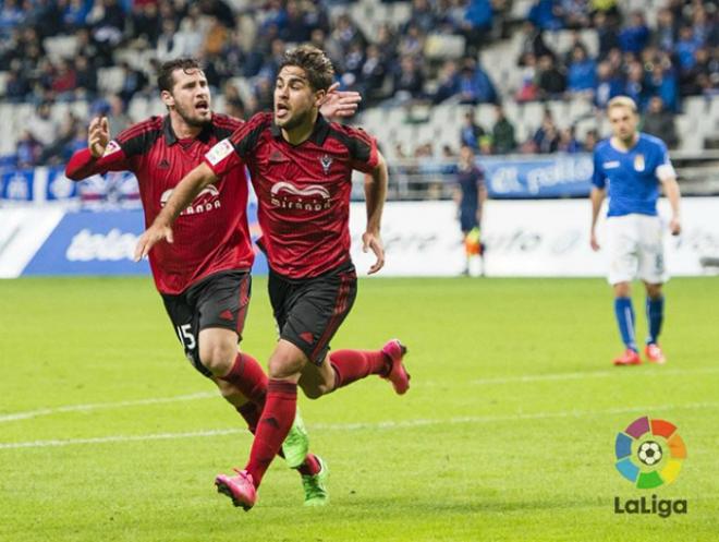 Abdón Prats ya marcó al Oviedo esta temporada en Copa.