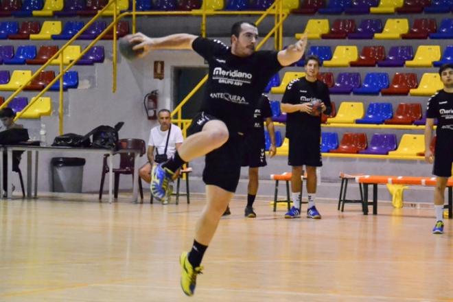 Ortega, en un entrenamiento.