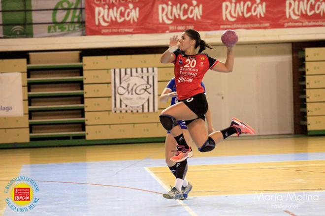 Duro partido para el Clínicas Rincón Málaga. / Foto: María Molina.