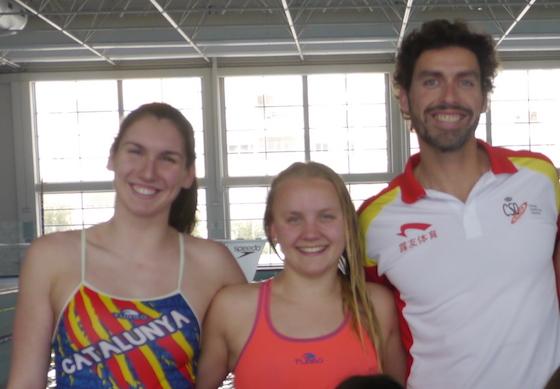 Paula Ruiz, Elena Almoguera y Javier de Castillo.