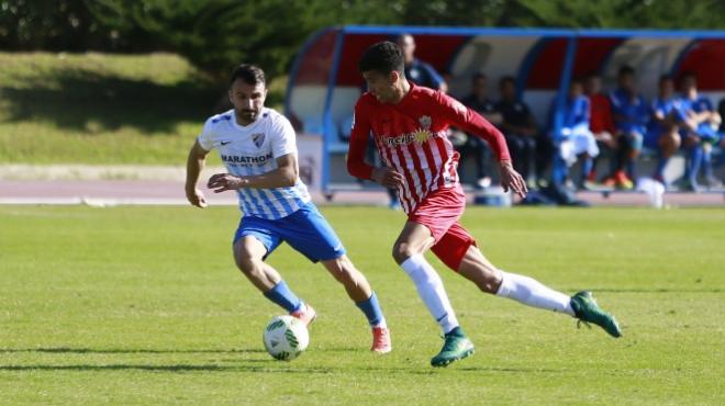 Imagen del partido en Almería.