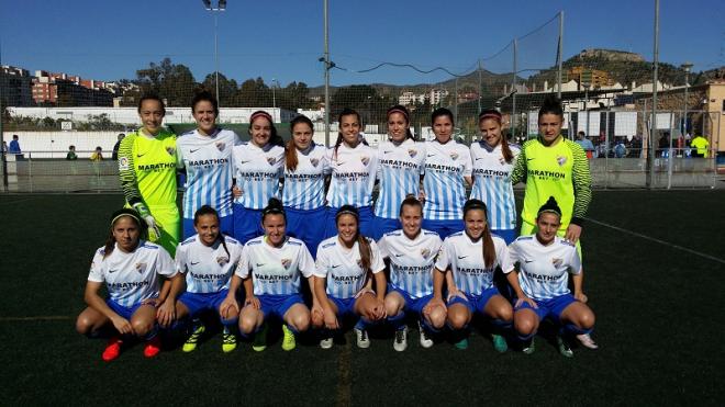 Once inicial del Málaga Femenino ante el Naranjo.