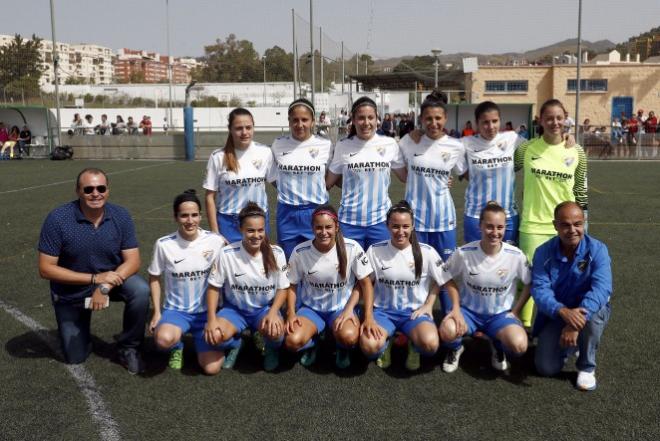 El Málaga CF Femenino (Foto: www.malagacf.com).