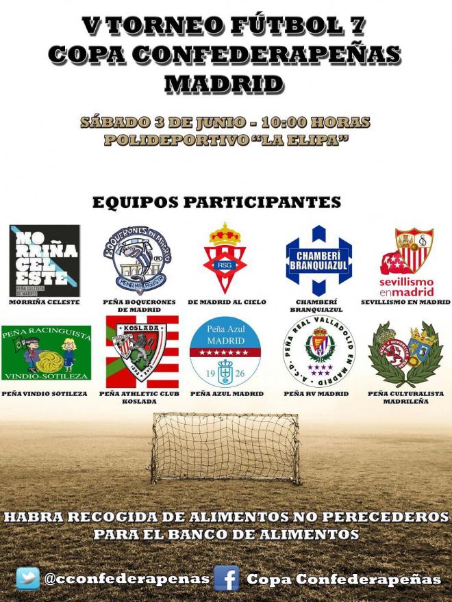 El cartel del torneo.