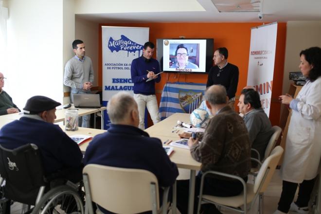 Fernando, Koke y Ernesto Terrón durante el taller.