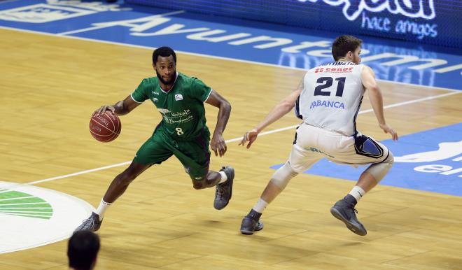 Kyle Fogg, en el partido ante el Obradoiro.