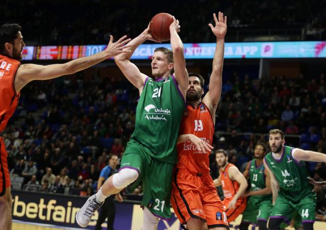 Waczynski, en el partido de la semana pasada.